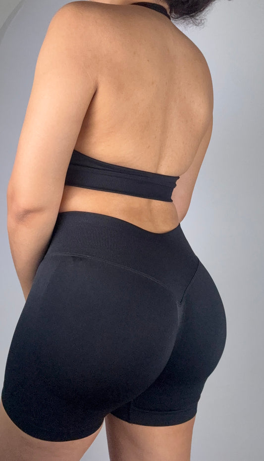 Power Up Sports Bras- Black