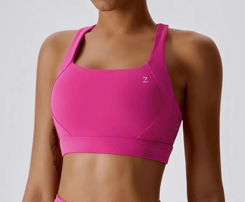 Amber Sports Bras- Pink