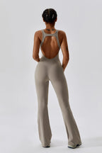 Sassy Girl Jumpsuit - Beige