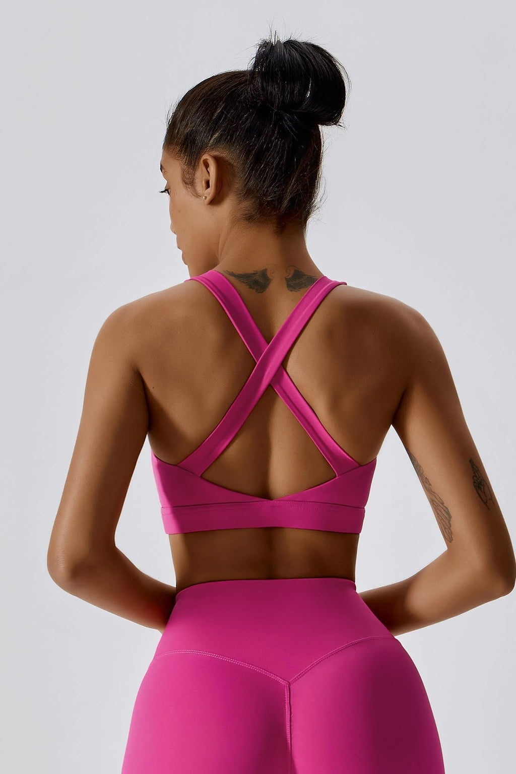 Amber Sports Bras- Pink