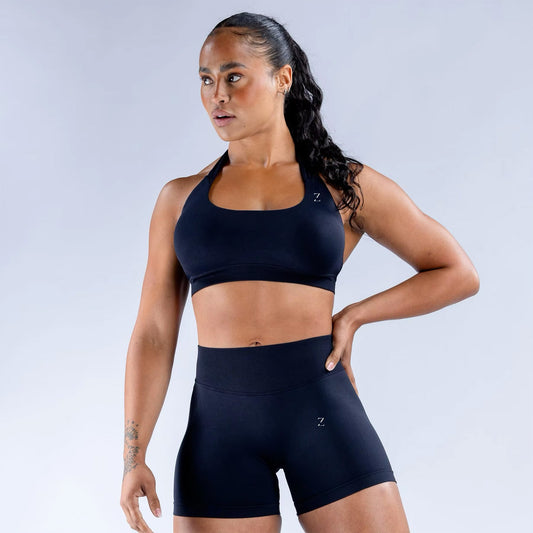 Power Up Sports Bras- Black