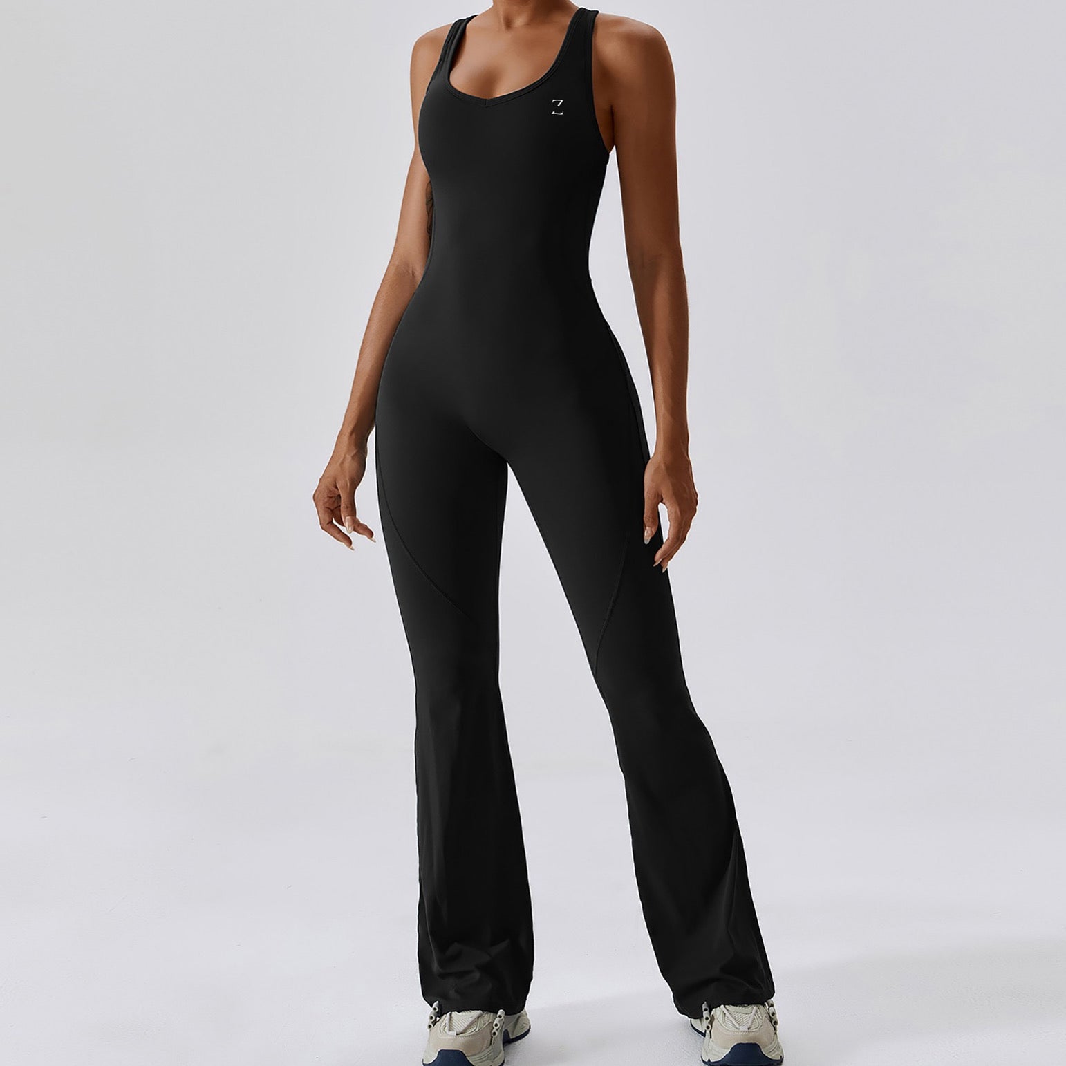 Sassy Girl Jumpsuit- Black