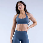Power Up Sports Bras- Blue
