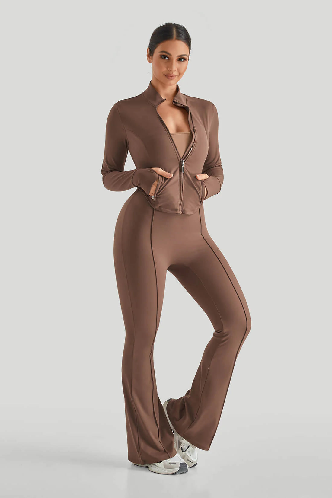 Comfort Two Piece Set- Brown