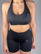 Power Up Sports Bras- Black
