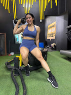 Power Up Sports Bras- Blue