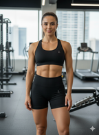 Dana Shorts Seamless- Black