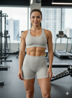 Dana Active Shorts Seamless- Beige