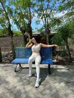 Power Up Sports Bras- Beige